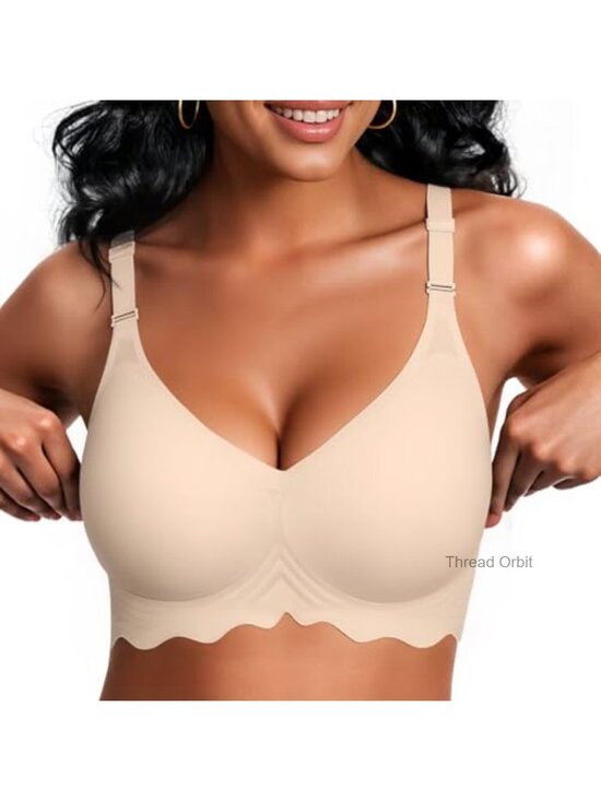 Other - Convertible Wireless Jelly Bra Halter U-Back Racerback Full Coverage with